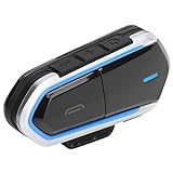 CCYLEZ Motorrad-Headset, Motorradhelm Bluetooth 4.1-Headset, 50 m Verbindungsabstand Gegensprechanlage Wasserdichtes WLAN, Premium-Deep-Bass-Headset mit Mikrofon