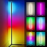 Ainostone LED Stehlampe 155CM Dimmbar RGBW Standleuchte mit Fernbedienung Farbwechsel Ecklampe mit Musik Sync Timer, Modern Umgebungslicht für Wohnzimmer Schlafzimmer Game Zimmer Ambiente Deko Party
