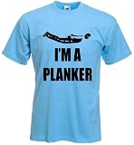 I'm A Planker T-Shirt, hellblau, L