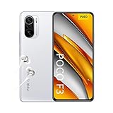 Poco F3 5G – Smartphone 8 + 256 GB, 16,9 cm (6,6 Zoll), 120 Hz AMOLED DotDisplay, Snapdragon 870, 48 MP Triple Kamera, 4520 mAh, Arctic White