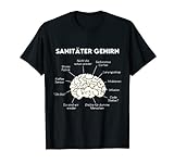 Rettungssanitäter Notfallsanitäter lustiges Sanitäter Gehirn T-Shirt