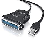 CSL - USB auf Parallel Adapter LPT 36pol. - Druckerkabel Adapterkabel - Plug and Play - 0,80 Meter