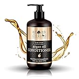 Argan Deluxe Haar Conditioner für Damen und Herren - Arganöl Haarspülung für trockenes, kaputtes, glattes & lockiges Haar - Haarpflege mit Argan Öl aus Marokko - 300 ml