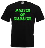 world-of-shirt Herren T-Shirt MASTER of DESASTER schwarz