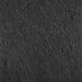 Gerflor Design Selbstklebender Vinylboden dünn in Schiefer Optik | Vinyl Fliesen grau schwarz für Küche und Wohnzimmer | PVC Fliesen selbstklebend in Anthrazit