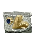Goldschmiede Silberring 'a heart of silver', Valentinstag, Geschenk für Sie, Silberring, Schmuck, Herz, Liebe, Verlobung, Verlobungsring, Silberschmuck, Herzring, Ring mit H