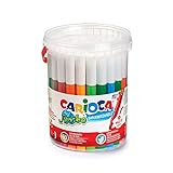CARIOCA Jumbo | Waschbare Maxi Filzstifte für Kinder, 50 Stück