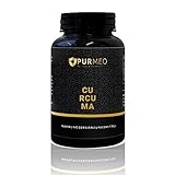 purmeo Curcuma Extrakt (Kurkuma) | nur EINE Kapseln pro Tag | mit 299 mg Curcumin & Piperin aus schwarzem Pfeffer | 90 Kapseln | vegan, laborgeprüft, hochdosiert, rein, made in Germany
