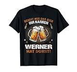Herren Name Werner Vorname Feier T-Shirt