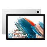 Samsung Galaxy Tab A8 - Tablet, ca. 26,67 cm (10,5 Zoll), 64 GB, WLAN, Android, Silber (Spanische Version)