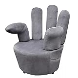 vidaXL Samtsessel Relaxsessel Fingersessel Sofa Designer Handsessel Handform