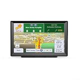 HomeVortex 9 Zoll GPS Navigator Auto Navi Trucks Blitzer Touchscreen Sprachsteuerung mit Europa Karten FM Radio Multimedia Play