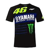 Valentino Rossi Men's Yamaha Power Line VR46 T-Shirt, Schwarz, XXL
