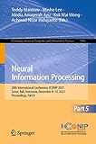 Neural Information Processing: 28th International Conference, ICONIP 2021, Sanur, Bali, Indonesia, December 8–12, 2021, Proceedings, Part V ... Computer and Information Science, Band 1516)