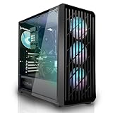 SYSTEMTREFF Gaming PC AMD Ryzen 5 5600 6x4.4GHz | AMD Radeon RX 6650 XT DX12 | 1TB M.2 NVMe | 16GB DDR4 RAM | WLAN Desktop Computer Rechner für Gamer, Zocker & Streamer