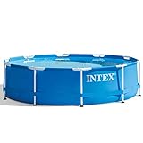Intex 28202GN Metal Frame Pool - Aufstellpool - Ø 305 x 76 cm,B