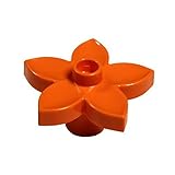 LEGO Teile und Stücke: Duplo-Orange (hellorange) Blume x10