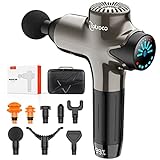 cotsoco Massage Gun Deep Tissue with 4800 mAh Battery and Multi-Colored LED Display Touchscreen, Silent Massage Gun Muscle Massager with 8 Massage Heads, 12.0 stück