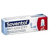 Soventol Anti-Juck Stift 4ml, pflegt sanft und kühlt die gereizte Haut nach Insektenstichen, punktuelle Anwendung, handlich klein sowie auslauf- und bruchsicher - perfekt für unterwegs