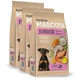 BonÀrea – Futter für Hunde und Welpen – Packung mit 3 x 3 kg (insgesamt 9 kg) – kleine, mittlere und große Rassen – vom Entwöhnen bis zum Erwachsenen – enthält natürliche Zutaten – J