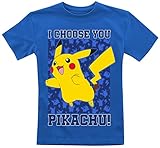 Pokémon Kids - Pikachu I Choose You Unisex T-Shirt blau 122/128