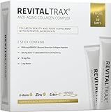 RevitalTrax Anti-Aging Kollagen Pulver Komplex - 30 Dosierungen- Hochqualitatives Hydrolysat - Kollagenpeptide - Geschmacksneutral