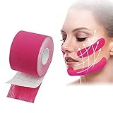 Face Lifting Tape,Wrinkle Schminkles,Myofasziales Gesichtstraffungsband,Anti-Falten Patches,Facial Patches,Multifunktional Face Tape,Wrinkle Patch für Straffung und Straffung der Haut,2,5 cm*5 m