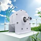 WEIMILOR 10000W AC Magnetgenerator 3 Phasen Getriebeloser Permanent-Magnetgenerator 520RPM Permanentmagnet Generator Lichtmaschine,220V