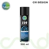 CM DESIGN TUNAP 119 Reifenschaum 500 ml Zur optischen Aufbereitung beanspruchter Reifen, reinigt, pflegt und schützt die Reifenflanken