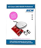 SCM Smart CARD READER Professional - Kartenleser plus Software zum Lesen diverser Smart Cards / SIM Karte