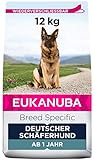 Eukanuba Breed Specific Deutscher Schäferhund Trockenfutter - optimal auf die Rasse abgestimmtes Premium Hundefutter mit Huhn, 12 kg