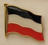 Buddel-Bini Versand Pin Anstecker Flagge Fahne Deutsches Kaiserreich Deutschland Flaggenpin Badge Button Flaggen Clip Anstecknadel