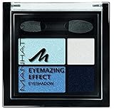 Manhattan Eyemazing Effect Eyeshadow – Schmink-Palette aus vier schimmernden Lidschatten-Farben für Smokey Eyes – Farbe Got The Blues 71W – 1 x 5g