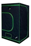 Kingpower Grow Zelt für Pflanzen Zuchtzelt Gewächshaus Box Zuchtschrank Garten Anzucht Gemüse Kräuter Grow Schrank Indoor Blumen klein Tomaten Hydro Green, Größe:120 x 120 x 200 cm (08)