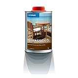 Dr. Schutz Terrassenöl 1 L | Holzöl aussen für alle Hölzer und WPC im Außenbereich | naturölbasierte Holz Imprägnierung | Schutz vor Feuchtigkeit | Holzöl farblos für Terrassendielen | Holzschutz