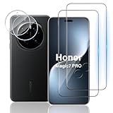TUTUO [2+2 Stück Schutzfolie Kompatibel mit Honor Magic 7 Pro 5G für Panzerglas + Kamera Schutzfolie, 9H Härte HD 3D Klar Folie, Anti-Kratzer, Anti-Fall Display