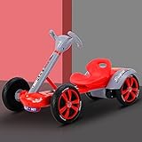 Klobvtt Go-Kart-Fahrt auf Spielzeug für Kinder, 4-Rad-Dual-Elektro-Dual-Drive-Motorrad, elektrisches 4-Rad-Spielzeugfahrzeug, wiederaufladbares, sitzbares Drift-Auto-Spielzeug mit LED-Leuchten