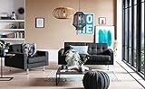 Traumnacht Sessel Laval, Couchsessel mit Stoffbezug und Metallfüßen, produziert nach deutschem Qualitätsstandard, anthrazit, 89 x 92 x 65 cm