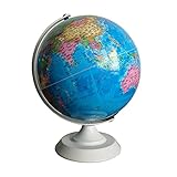 Weltkugel für Kinder Weltkugel 7.8in Globus Der Welt Mit Weißer Metallständer Pädagogische Erdkugel Für Erwachsene Und Kinderklassenzimmer Erdkugel (Color : World Globe)