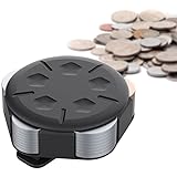 Yajimsa ABS-Münzhalter für Sammler | Tragbare Münzsortierer-Sammelbox für Sammler – stabile Aufbewahrungsbox für Münzsammelbedarf 5,6 x 1,8 cm