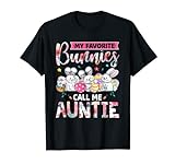 My Favorite Bunnies Call Me Auntie Happy Easter Family T-Shirt