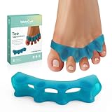 Welnove Silikon-Zehentrenner für korrekte Hallux valgus - 8er-Pack Zehenspreizer für Männerfüße - Hammerzehenrichter für Frauen, Yoga-Übungen, Fußausrichtung - B