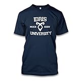 net-shirts Idris College T-Shirt Inspired by Chroniken der Unterwelt, Größe S, Navy