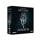 Modiphius The Elder Scrolls: Skyrim – Abenteuer-Brettspiel – Miniaturen-Upgrade-Set | Brettspiel | ab 14 Jahren | 1-4 Spieler | 60-120 Minuten Spieldauer, grau, rot