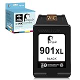 Penguin 901 XL (1 Schwarz) Ersatz-Tintenpatrone für wiederaufbereitete Druckerpatronen für HP 901xl für Officejet J4624 4500 g510a G510n J4500 J4524 J4540 J4560 J4580 J4585 J4600 Druck