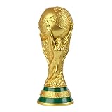2022 World Cup Replica Trophäe, Fußball Fan Souvenir, Fans Home Decor Display Ornamente Für Verschiedene Fußballspiel (Color : Gold, Size : 36cm)