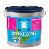 UZIN KE 2000 S Universal-Nass- und Haftklebstoff KLEBER für Vinyl- PVC Kraftvoll Universalklebstoff für alle gängigen Bodenbelagsarten (2 KG)