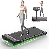 Walking Pad Laufband für Zuhause - Treadmill mit 5% Steigung with Incline for Home Office Büro Laufbänder Unter Desk Mini Klein Tragbares Gehband Tretmühle Leises Lauf Running Machine Schreib
