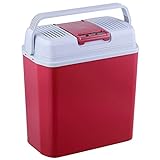 Arebos 20 Liter Kühlbox | Kühlbox klein | zum Kühlen und Warmhalten | mit ECO Modus | 12/230 V für Auto und Steckdose | elektrische Kühlbox | Kühltasche | Isoliertasche