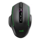 Wireless Maus + Bluetooth 2 in 1 (wiederaufladbar) Gaming Led RGB Cool Lagoon